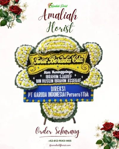 Papan Bunga Duka di Cibingbin