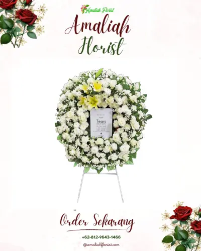 Krans Bunga Duka Cita di Cibingbin